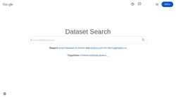 Captură de ecran datasetsearch.research.google.com