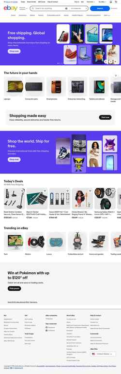 截屏 global.ebay.com