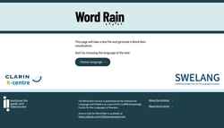 Screenshot wordrain.isof.se