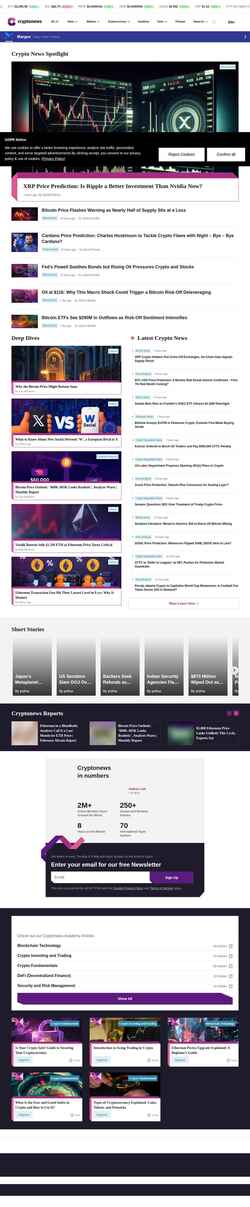 Скриншот cryptonews.com