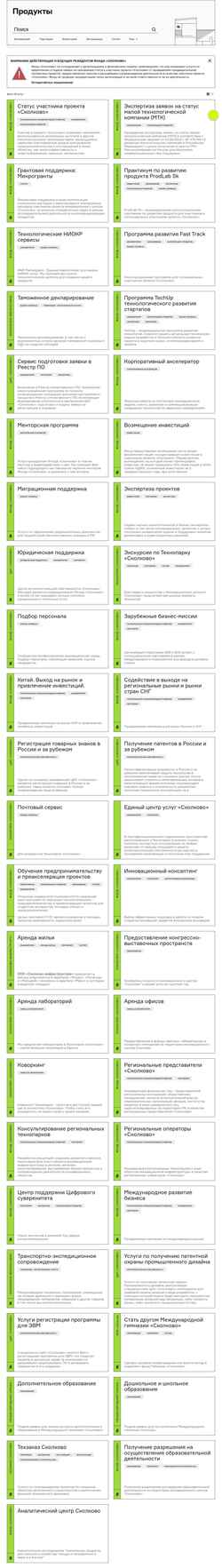 Captura de pantalla services.sk.ru