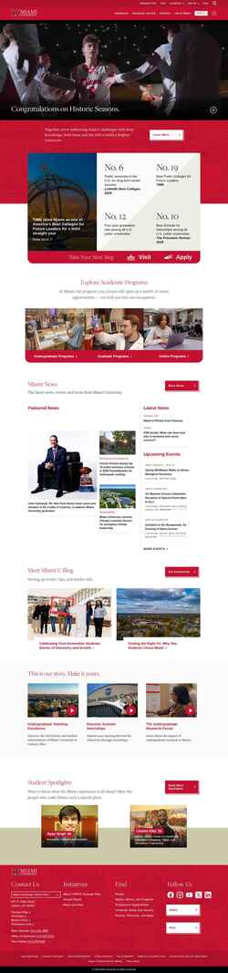Скриншот miamioh.edu