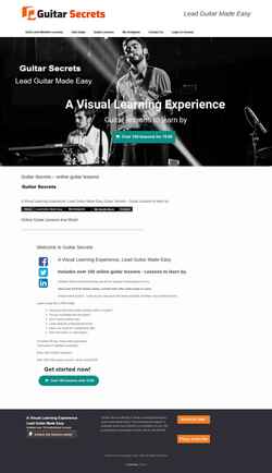 Captura de pantalla guitarsecrets.com