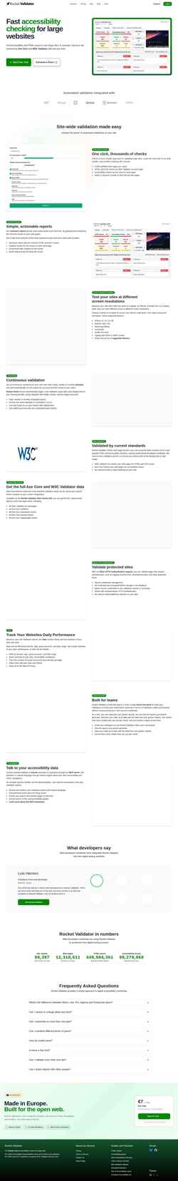Скриншот rocketvalidator.com