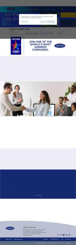 Skærmbillede jobs.carrier.com