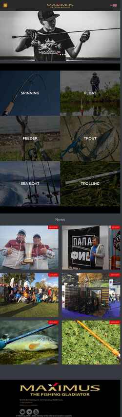 Captura de pantalla maximus-rods.com
