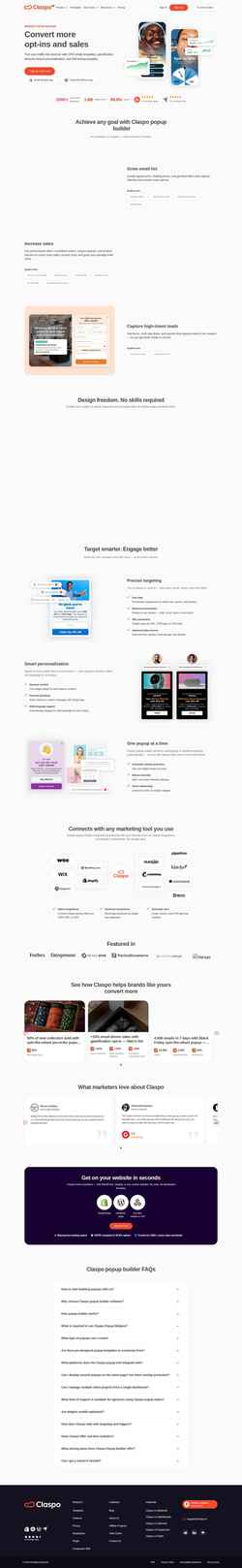 Screenshot claspo.io