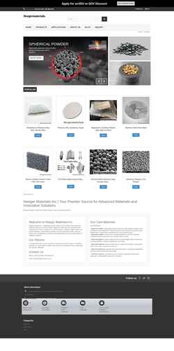 スクリーンショット heegermaterials.com