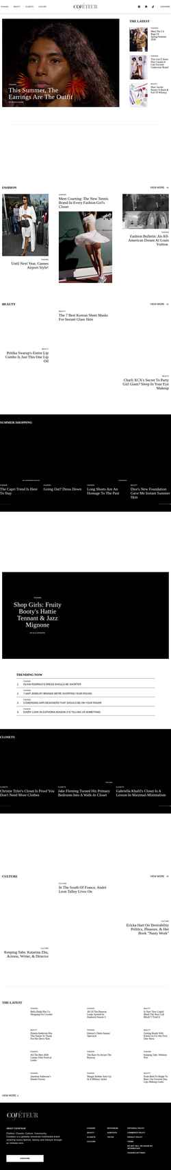 Screenshot coveteur.com