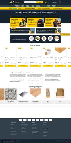 Снимак екрана materialsmarket.com