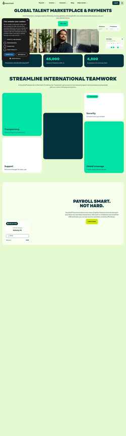 Screenshot easystaff.io