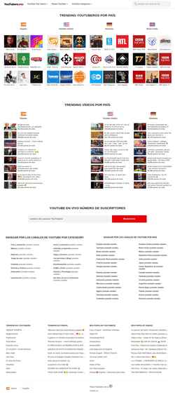 Captura de pantalla es.youtubers.me