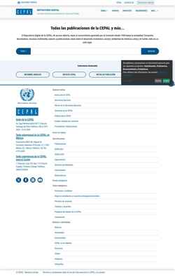 Captura de pantalla repositorio.cepal.org