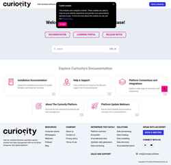 Schermafbeelding knowledge.curiositysoftware.ie