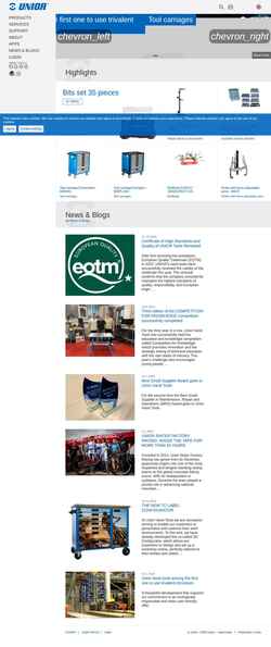 Snímka obrazovky uniortools.com
