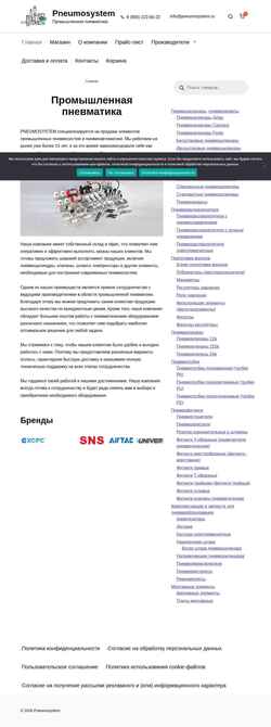 Skærmbillede pneumosystem.ru