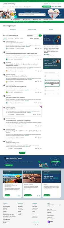 Képernyőkép community.qlik.com