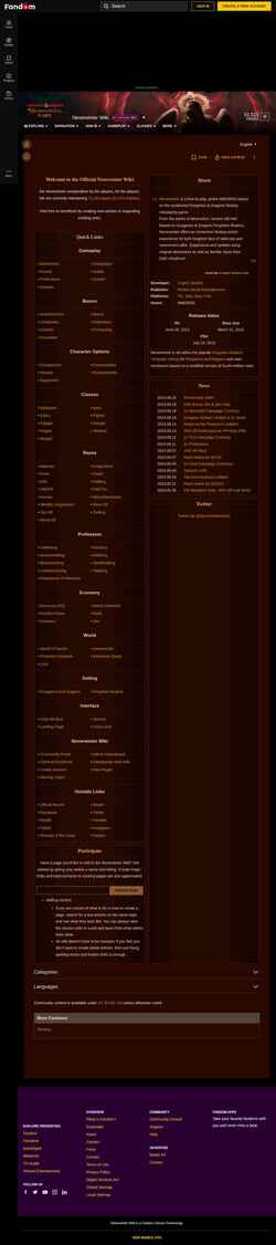 Skærmbillede neverwinter.fandom.com