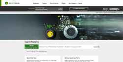 Captura de tela partscatalog.deere.com