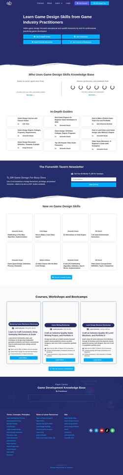 Снимак екрана gamedesignskills.com