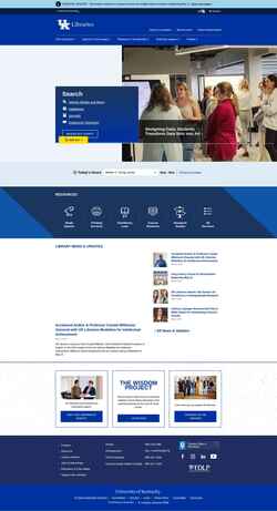 Ekrānuzņēmums libraries.uky.edu