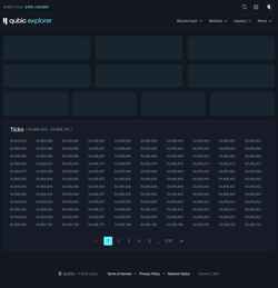 Скриншот explorer.qubic.org