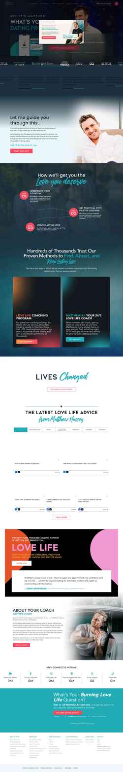 Képernyőkép matthewhussey.com