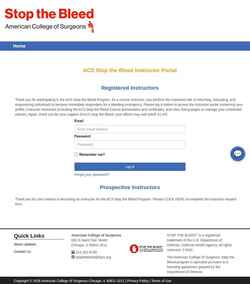 Captura de pantalla cms.bleedingcontrol.org