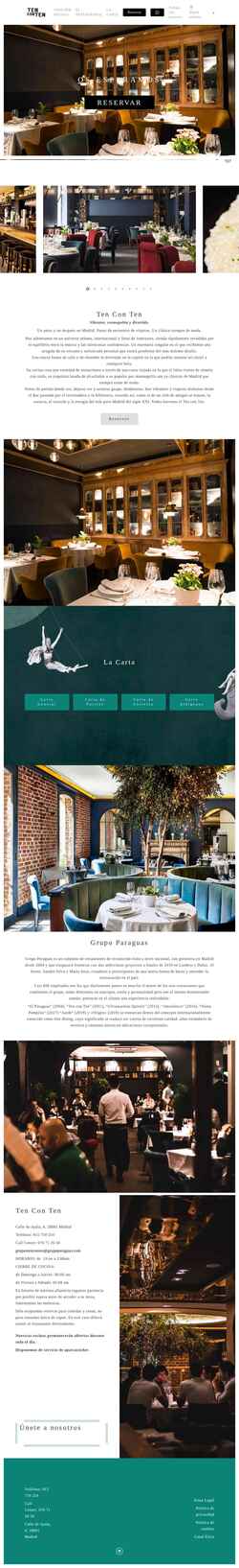 Skærmbillede restaurantetenconten.com