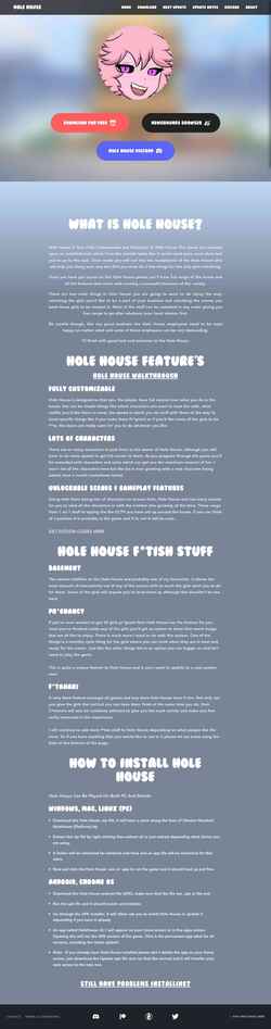 Screenshot hole-house.com