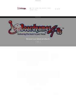 Снимак екрана boardgames4us.ca