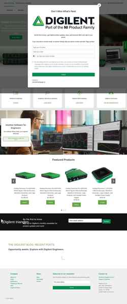 Schermata digilent.com
