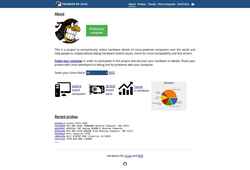 Snímek obrazovky linux-hardware.org