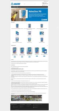 Ekraanipilt mapei.com.ru