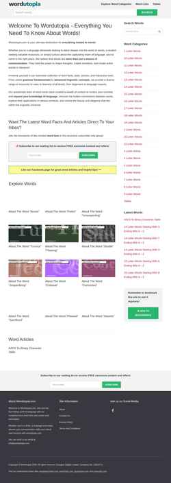 Скриншот wordutopia.com