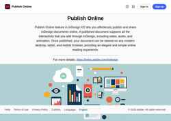 Снимак екрана indd.adobe.com