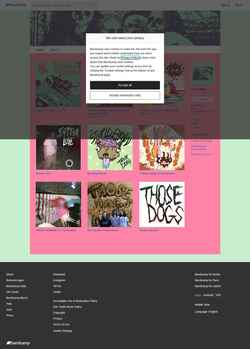 スクリーンショット thosedogs.bandcamp.com