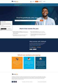 Skærmbillede jobs.peopleready.com