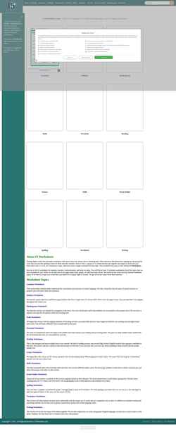 Captura de pantalla 15worksheets.com