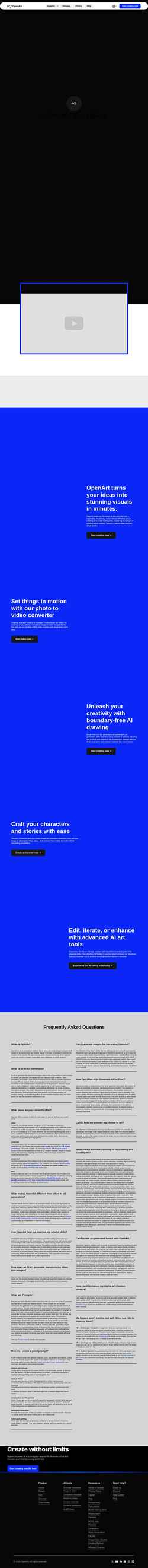 Skærmbillede openart.ai