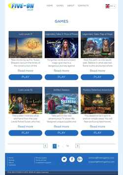 Schermafbeelding fivebngames.com