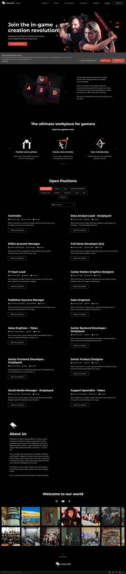 Screenshot careers.overwolf.com
