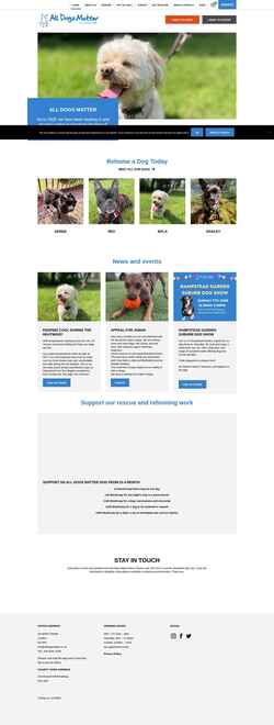 Captura de pantalla alldogsmatter.co.uk