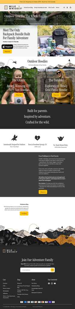 Schermata milkxwhiskey.com