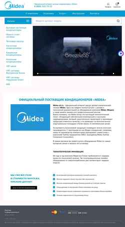 Skærmbillede midea-air.ru