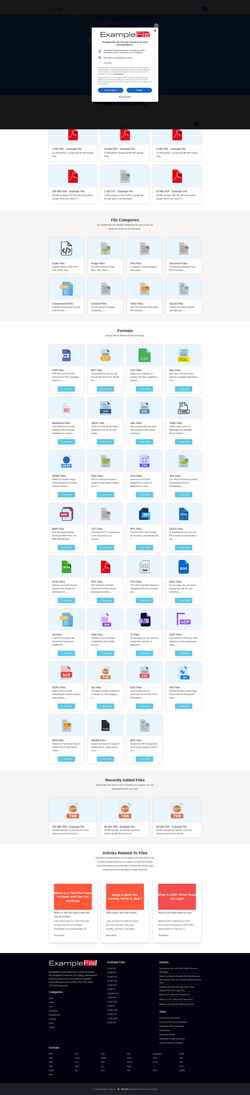 Zrzut ekranu examplefile.com