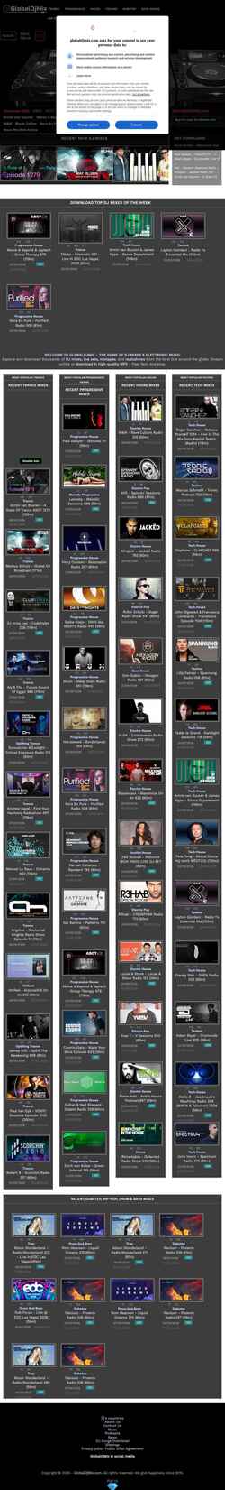 Screenshot globaldjmix.com