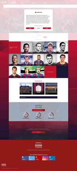 Screenshot players.fcbarcelona.com