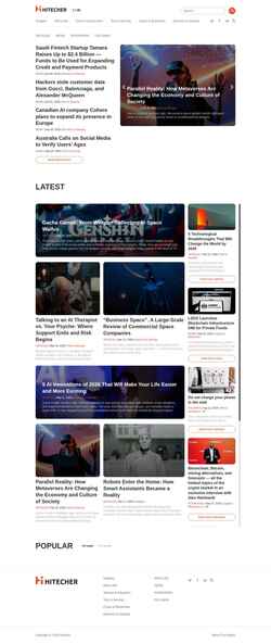 Screenshot hitecher.com