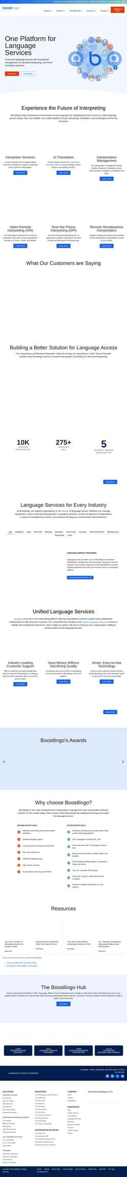 Screenshot boostlingo.com